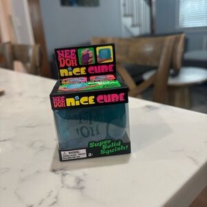 Nee Doh blue Nice Cube